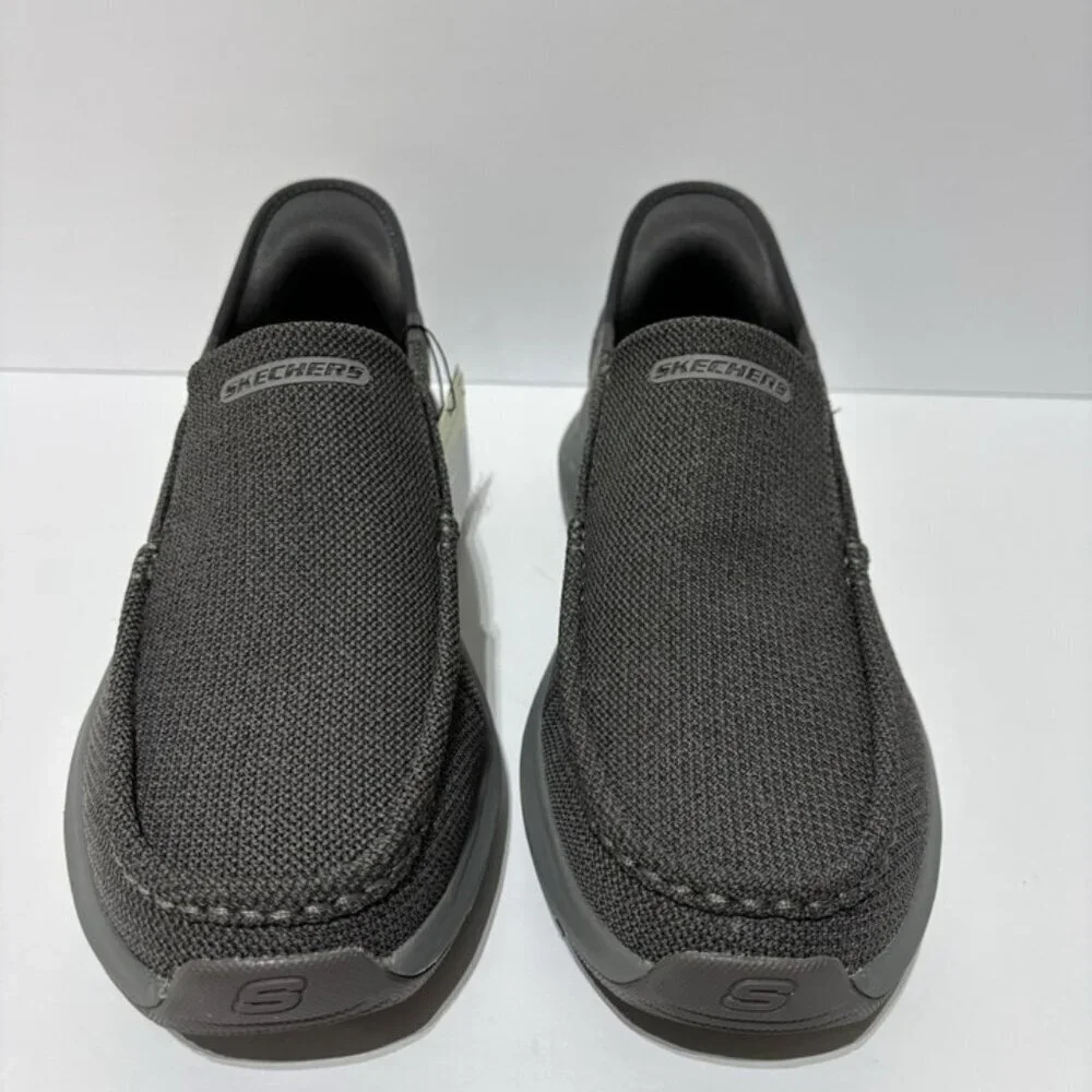 Skechers Men’s Parson-Ralven Gray Slip-On Shoes, Size 9.5 M